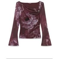 guess blusa w6bp23 k6260-pmur para mujer