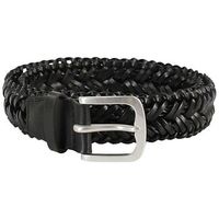 orciani collar u08169 - intrecciata hunting double-nero para hombre