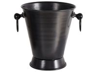 cubitera  metal plateado