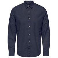 only  sons camisa manga larga cantley para hombre