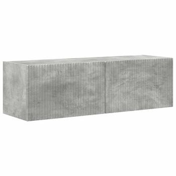 Mueble De Tv | Mueble De Salón | Gabinete De Tv Montado En La Pared Concreto 98 X 31 X 29,5 Cm
