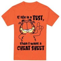 garfield camiseta cheat sheet para hombre