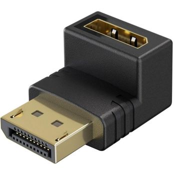 Adaptador DisplayPort Goobay 77129 8K 90° Superior Ultra Alta Velocidad
