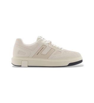 A|X Armani Exchange para hombre. XM002206AF21419U0009 Zapatillas Modern Low-Top beige (44), Cordones, Casual, Deportivo