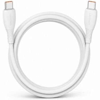 Cable USB 2.0 Tipo-C Vention Macho a Macho 100W 1m Blanco