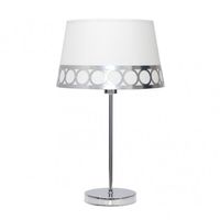 lampara sobremesa dalia 1xe14 blancoplata de fabrilamp