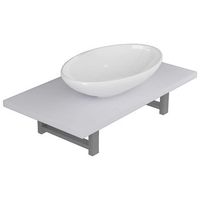 conjunto de muebles de bano 2 piezas ceramica blanco vidaxl