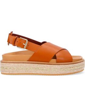 de NO NAME - SUNA SANDALE WOMAN VEGETAL COW BROWN