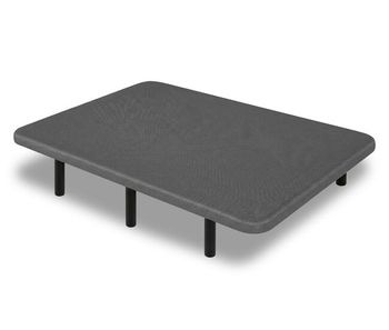 Base tapizada 90 x 200 cm gris - patas 30 cm -  tejido 3d antideslizante - estructura resistente - 100% transpirable