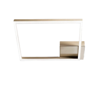 lampara de techo led bard moderna de 39 w oro mate 3394-61-225 fabas luce