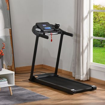 Cinta De Correr Homcom Acero Abs 133x60x114 Cm Negro