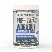 origin jacked pre-workout - 650g - 25raciones - blue raspberry fizz