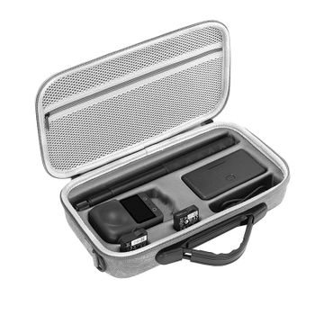 STARTRC Estuche de transporte de nailon, bolso de hombro para DJI OSMO 360, accesorios para cámara, bolsa de almacenamiento, bolso portátil de PU, caja con marco de Metal