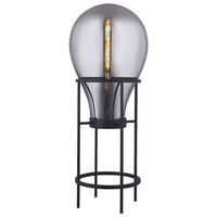 lampara de pie lumineca hatann 40 x 108 cm m smoky