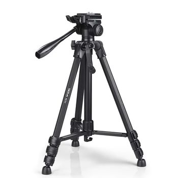 Klack Trípode para Cámara y Smartphone, Altura Ajustable 48-150 cm, Cabezal 360°, Carga Máxima 5 kg, Rosca 1/4