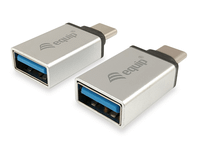 adaptador usb-c macho a usb 30 tipo a hembra  pack 2 uds equip ref 133473