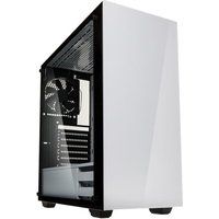 stronghold e-atx mid tower pc case - white white