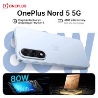 version global del telefono inteligente oneplus nord 5 5g 8gb256gb12gb512gb snapdragon 8s gen 3 android 15 6800mah 80w wi-fi 6 nfc