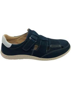 de BAERCHI SANDALIA CERRADA HOMBRE PIEL 5273S AZUL