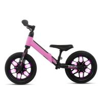 bicicleta de equilibrio spark rodas led rosa