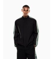 ea7 para hombre 7m001485af21228 chaqueta logo series m negro l casual poliester