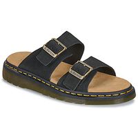 dr martens sandalias josef black suede para mujer