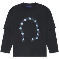 etudes studio tops y camisetas t-shirt manches longues goudron b head black para mujer