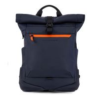 piquadro mochila blu zaino roll top para hombre