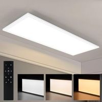 lampara de techo led 80 x 30 cm 39w 3000k regulable plana lampara con control remoto panel blanco lampara de escritorio para cocina zmh
