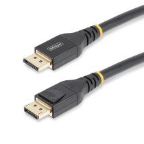 StarTech.com Cable DisplayPort 1.4 Activo de 15,2m - Cable DisplayPort DP8K con HBR3, HDR10, MST, DSC 1.2, HDCP 2.2, 8K 60Hz, 4K 120Hz - Cable DP 1.4 M/M