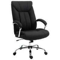 vinsetto sillon de oficina silla de oficina ergonomica altura ajustable respaldo alto funcion de balanceo 65x78x118cm negro   aosom espana