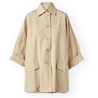 wendy trendy abrigo jacket 230179 - ecru para mujer