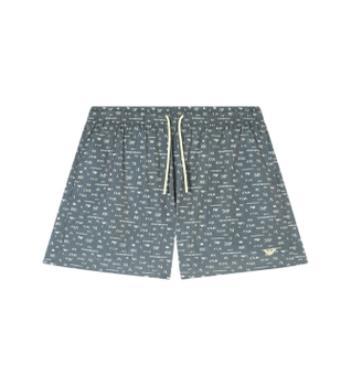 Emporio Armani para hombre. EM000583_AF20667 Bañador Logo verde (M), Beachwear, Poliéster