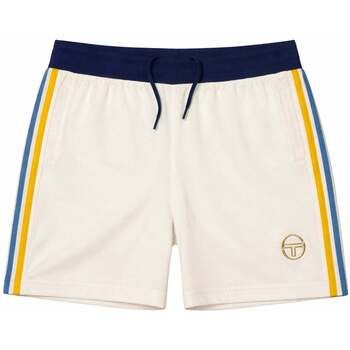 Sergio Tacchini Short Monte Velour Shorts Gardenia/Maritime Blue para hombre