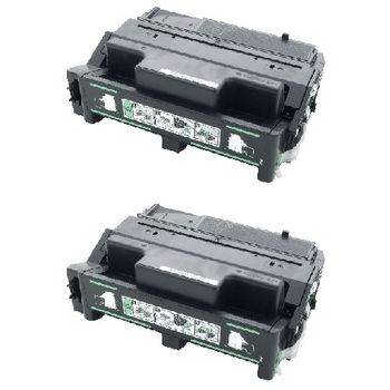 Compatible Twin Pack Ricoh 402810 Black Toner Cartridges (2 Pack)