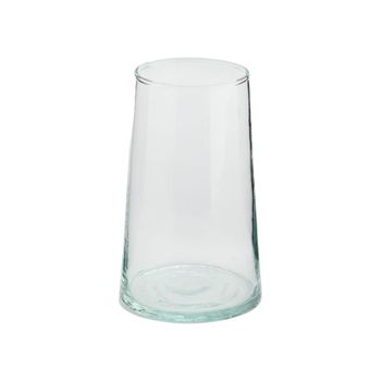 Vaso de agua grande de cristal transparente