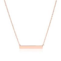 cadena de plata 925 grabado chapado en oro rosa