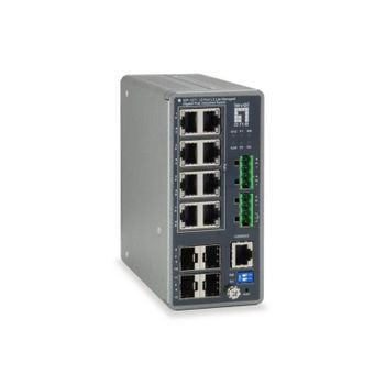 Conmutador LevelOne IGP-1271 Gestionado L3 16 Puertos Gigabit Ethernet PoE+