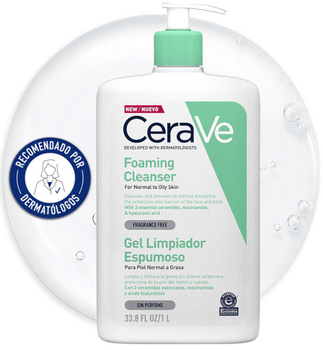 CeraVe Gel Limpiador Espumoso 976 ml