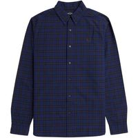 fred perry camisa manga larga fp tartan oxford shirt para hombre