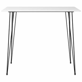Mesa Alta De Cocina - Mesa De Comedor Blanco 120x60x105 Cm