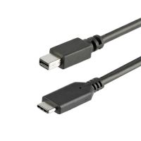 startech cable adaptador usb-c a mini displayport 1m negro