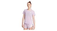 maillot adidas performance adizero rosa de manga corta  mujer