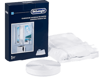Accesorio aire acondicionado - De Longhi DLSA012, Sello de ventana, 270 390 cm, Blanco