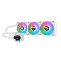 refrigeracion liquida thermaltake th360 v2 argb 360mm 3 ventiladores blanco iluminacion argb