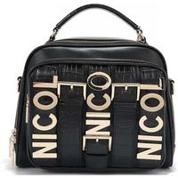 nicole lee bolso de mano calista bolso de mano con asa superior negro para mujer