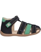 de kickers 927261-10 bipod cuir golf nubuck 101 marine vert
