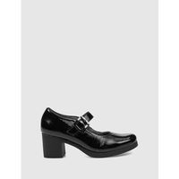 pitillos zapatos de tacon mercedita 30100 negro para mujer