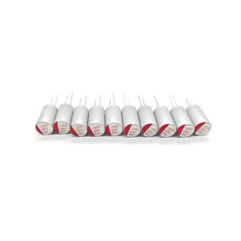 10 piezas FELITEC 35V 470uF 6S / 50V 1000uF 8S / 50V 2200uF 8S capacitor sólido para drone de carreras FPV RC
