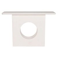 consola abeto mdf 120x40x80 blanco